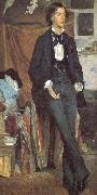 Louise-Catherine Breslau Portrait of Henry Davison, English poet oil on canvas